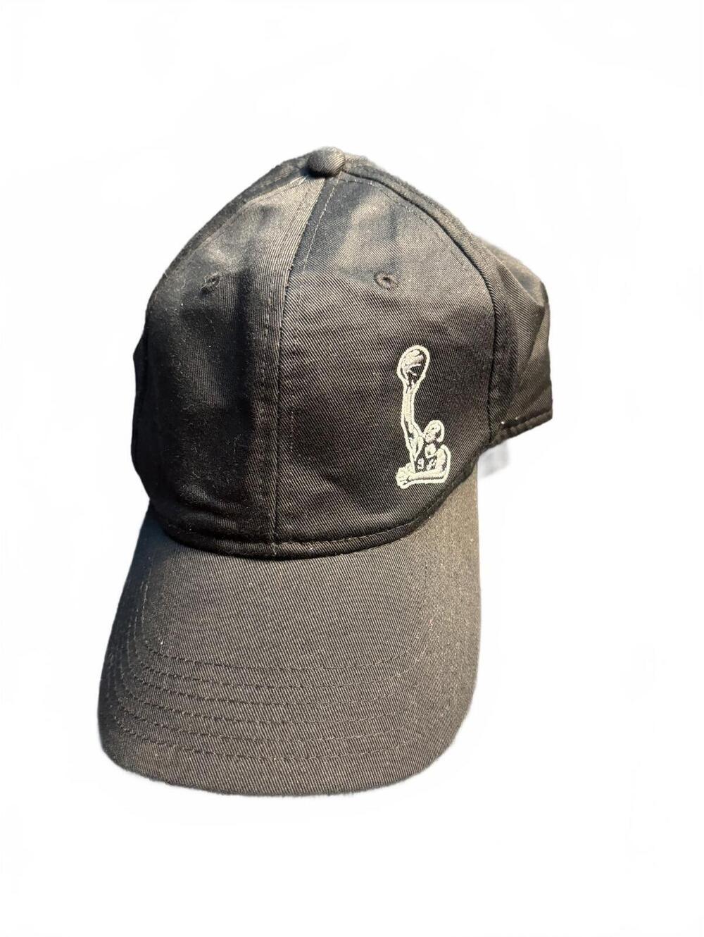 Otto Black Baseball Cap with Merci Tony Embroidery